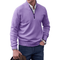 Men's Half Zip Sweatshirt - Versatile Half Zip Jumper for Casual Comfort and Stylish Layering 6