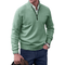 Men's Half Zip Sweatshirt - Versatile Half Zip Jumper for Casual Comfort and Stylish Layering 7