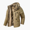 Men's Hooded Fleece Jacket - Winter Jacket with Multi-Pockets for Cold Weather 0