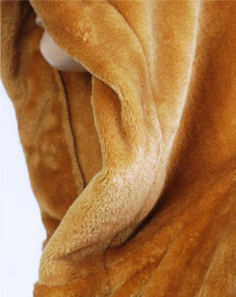 Men's Long Flannel Bathrobe with Hood and Belt - Soft Absorbent Dressing Gown for Comfort and Warmth 5