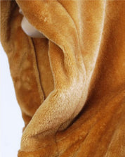 Men's Long Flannel Bathrobe with Hood and Belt - Soft Absorbent Dressing Gown for Comfort and Warmth 5