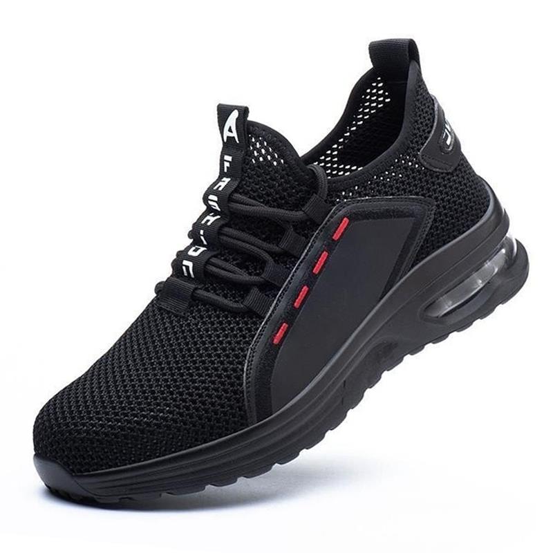 Men's Orthopedic Safety Shoes with Arch Support and Air Cushion, Breathable Mesh Work Sneakers 0