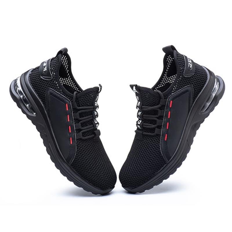 Men's Orthopedic Safety Shoes with Arch Support and Air Cushion, Breathable Mesh Work Sneakers 1