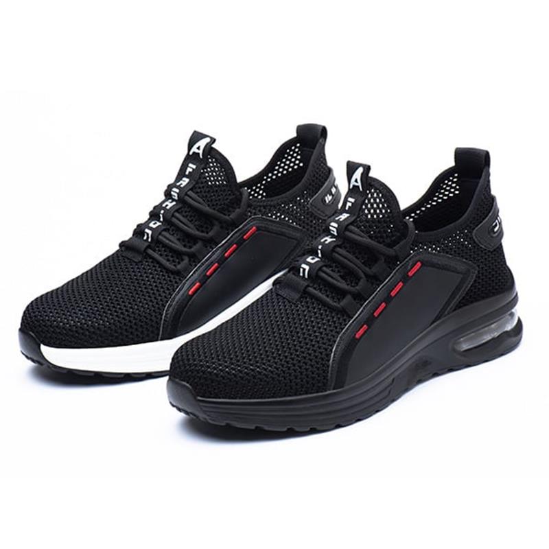 Men's Orthopedic Safety Shoes with Arch Support and Air Cushion, Breathable Mesh Work Sneakers 6
