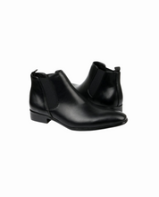 Men's Pointed Toe Chelsea Boots with Elastic Panels Dress Shoes 1