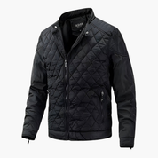 Men's Puffer Jacket - Quilted Insulated Winter Outerwear with Zip Closure and Pockets for Cool Weather 0