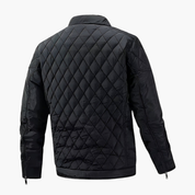 Men's Puffer Jacket - Quilted Insulated Winter Outerwear with Zip Closure and Pockets for Cool Weather 2