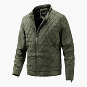Men's Puffer Jacket - Quilted Insulated Winter Outerwear with Zip Closure and Pockets for Cool Weather 4