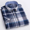 Men's Shirt Short Sleeve Striped Tailored Fit Casual Button-Up for Spring and Summer 12