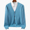 Men's V-Neck Cardigan Sweater with Button Closure for Casual Layering and Stylish Comfort 2
