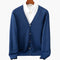 Men's V-Neck Cardigan Sweater with Button Closure for Casual Layering and Stylish Comfort 3