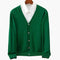 Men's V-Neck Cardigan Sweater with Button Closure for Casual Layering and Stylish Comfort 5