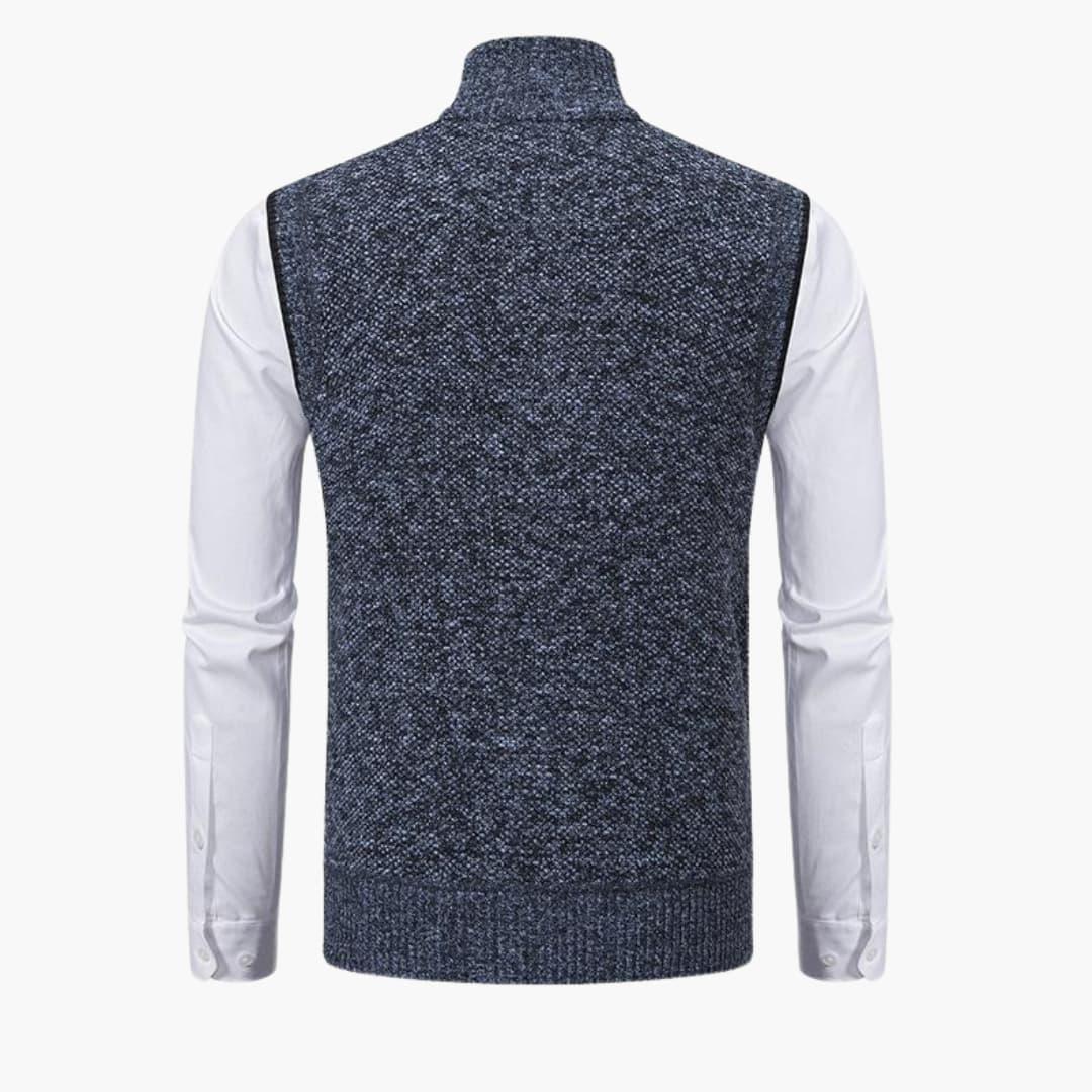Men's Vest - Zip Front Sleeveless Layering Piece for Stylish Casual and Smart Outings 2