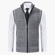Men's Vest - Zip Front Sleeveless Layering Piece for Stylish Casual and Smart Outings 3