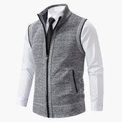 Men's Vest - Zip Front Sleeveless Layering Piece for Stylish Casual and Smart Outings 4