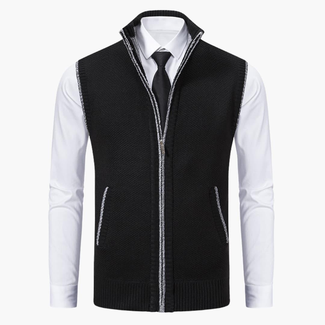 Men's Vest - Zip Front Sleeveless Layering Piece for Stylish Casual and Smart Outings 5