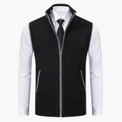Men's Vest - Zip Front Sleeveless Layering Piece for Stylish Casual and Smart Outings 5