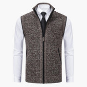 Men's Vest - Zip Front Sleeveless Layering Piece for Stylish Casual and Smart Outings 7