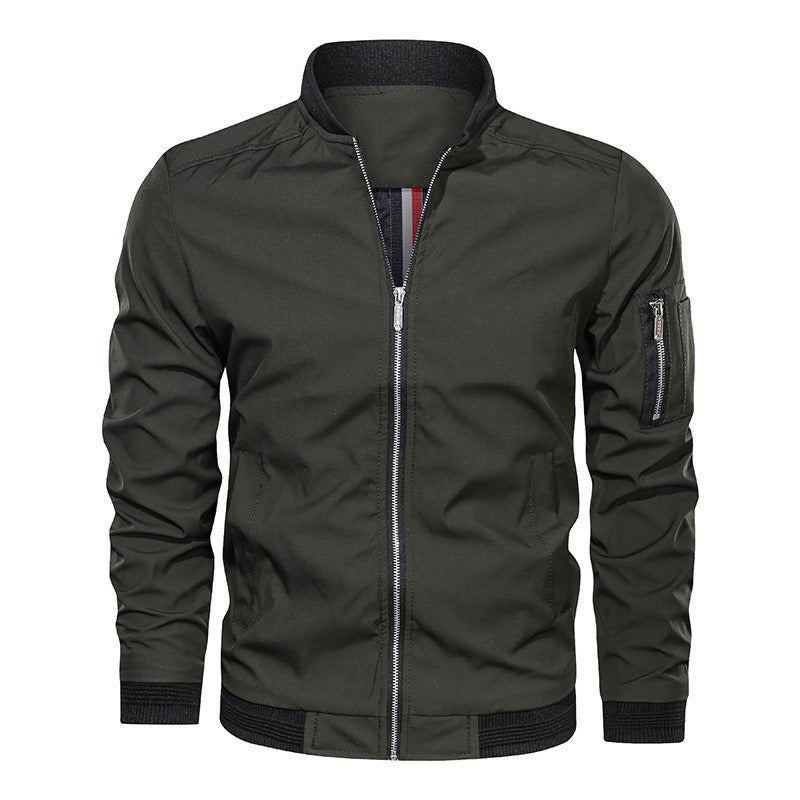 Men's Zipper Bomber Jacket | Winter 1