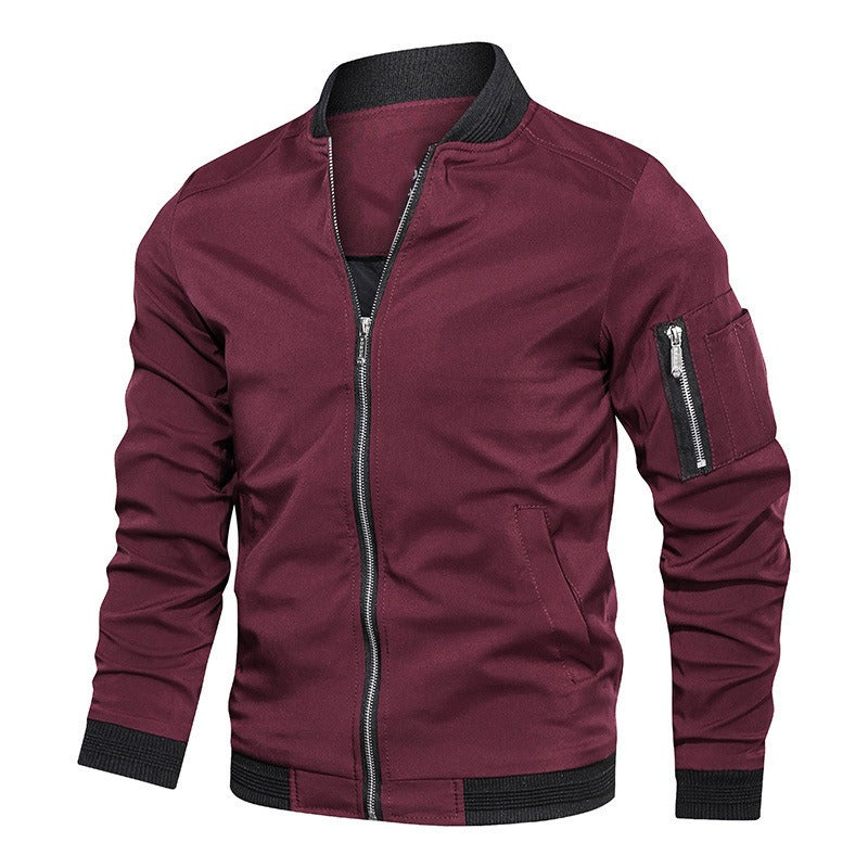 Men's Zipper Bomber Jacket | Winter 4