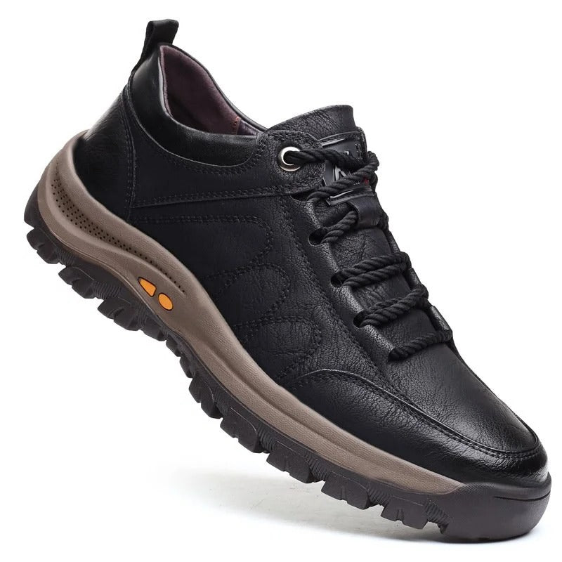 Men's orthopedic shoes made of leather 0