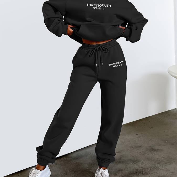 Mia | Cozy Sweatshirt & Jogger Set for Women 0