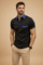 Michał | Men's short-sleeved polo shirt with contrasting details 4