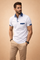 Michał | Men's short-sleeved polo shirt with contrasting details 5