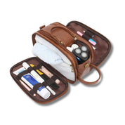 Mikaela | Royal leather travel toiletry bag 1