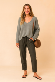 Mila | V-neck sweater 0