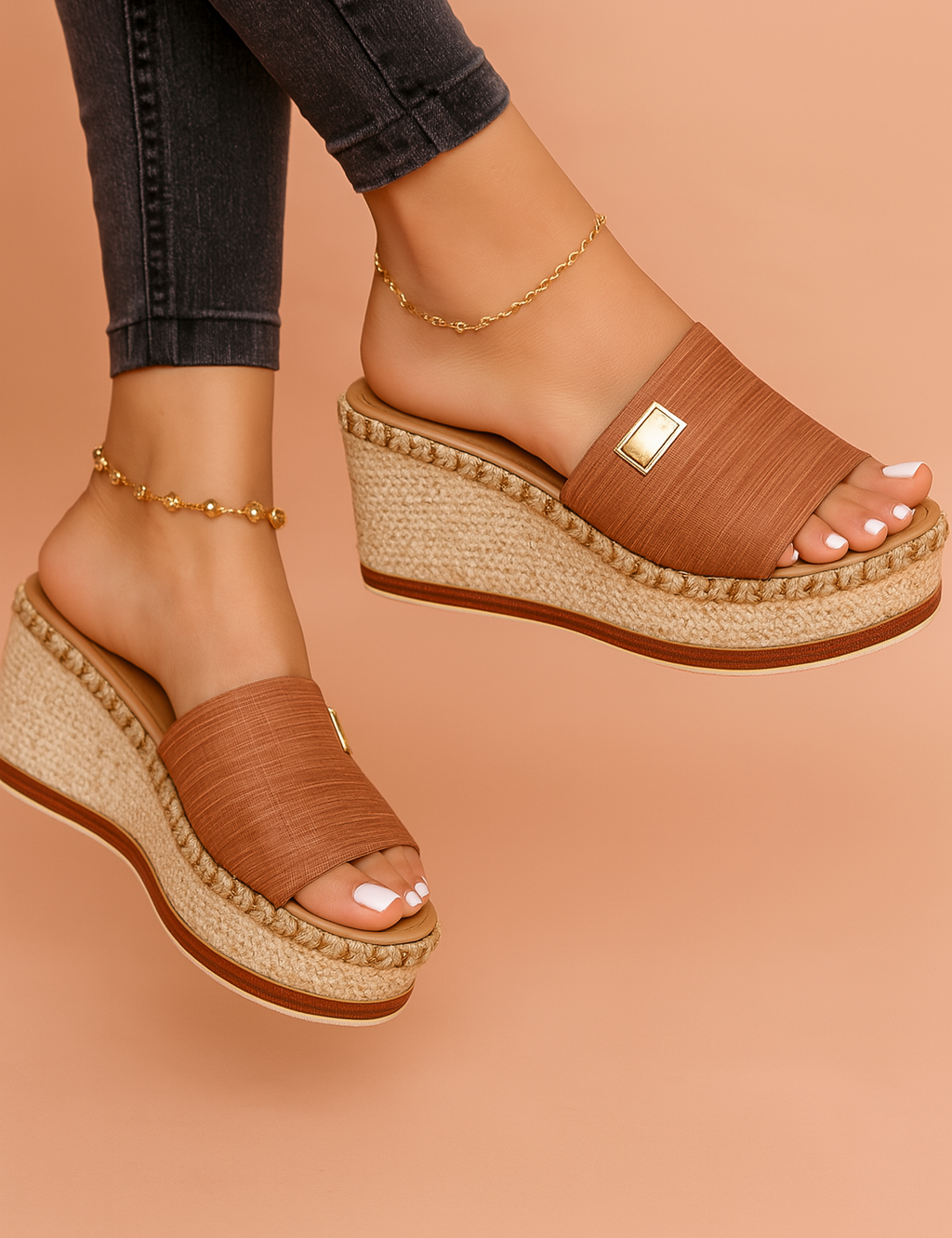 Millie | Woven Wedge Sandals 2