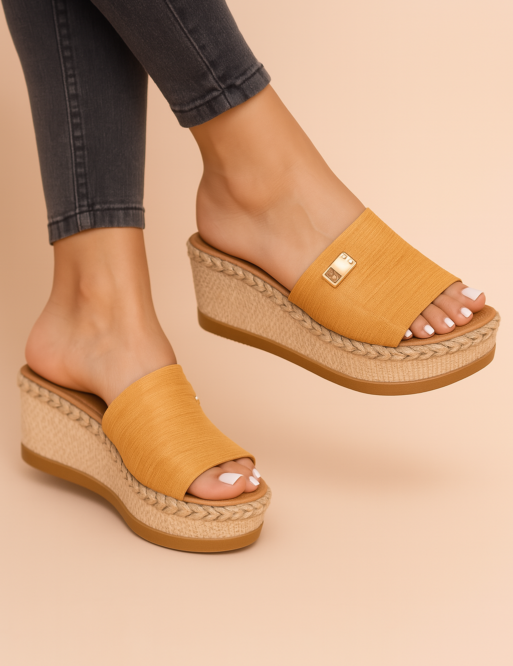 Millie | Woven Wedge Sandals 3