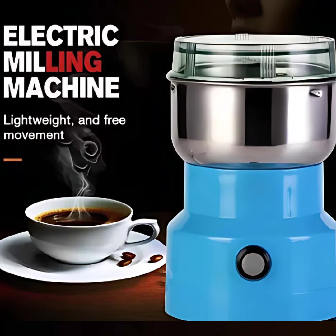 Mini-Elektro-Lebensmittel-Schleifer | Edelstahlklingen | Ein-Knopf-Bedienung | FreshMill 0