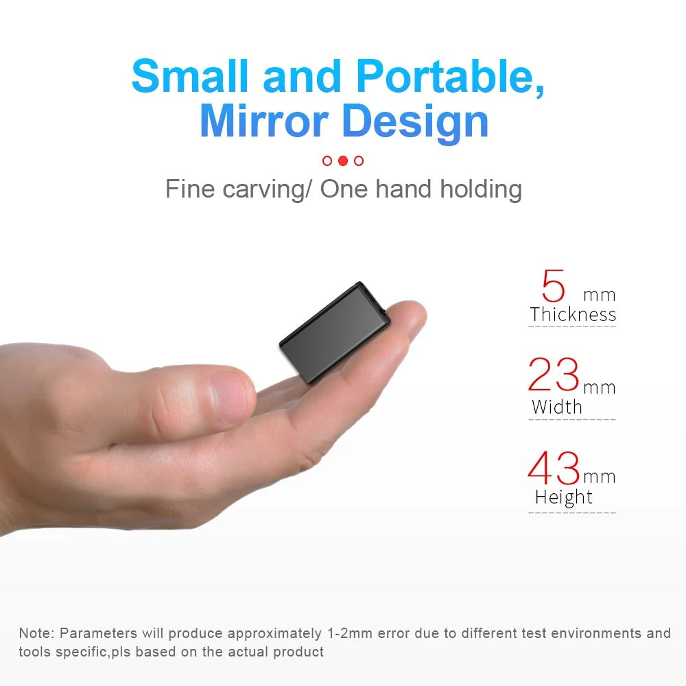 Mini hidden voice recorder – spy equipment small audio recording device 3