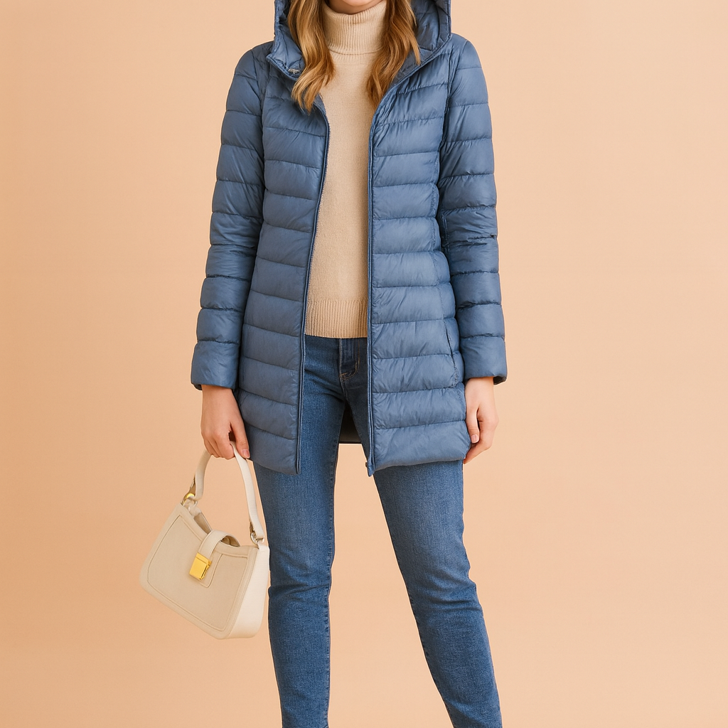 Mira | Long Winter Jacket with Hood 0