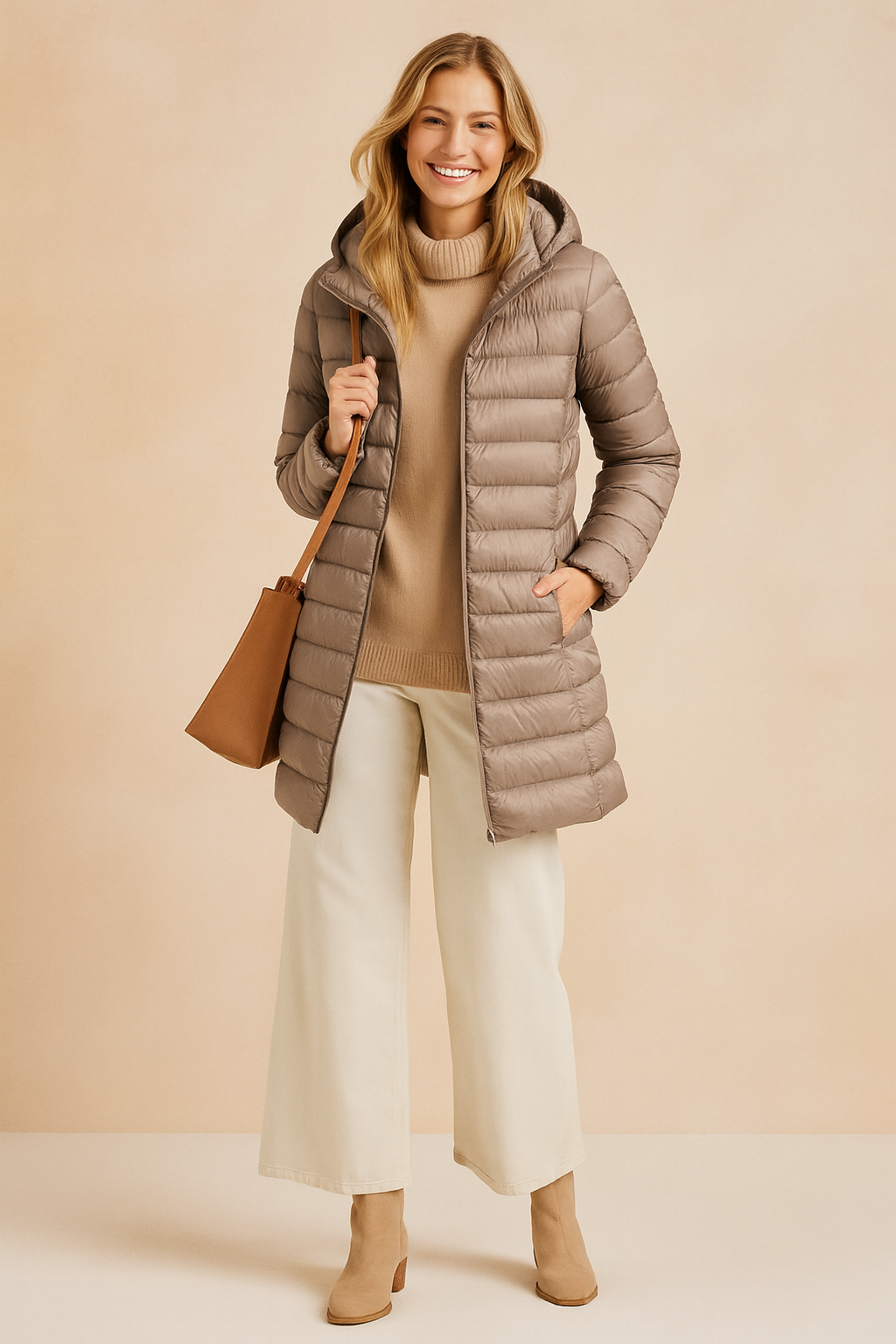 Mira | Long Winter Jacket with Hood 3