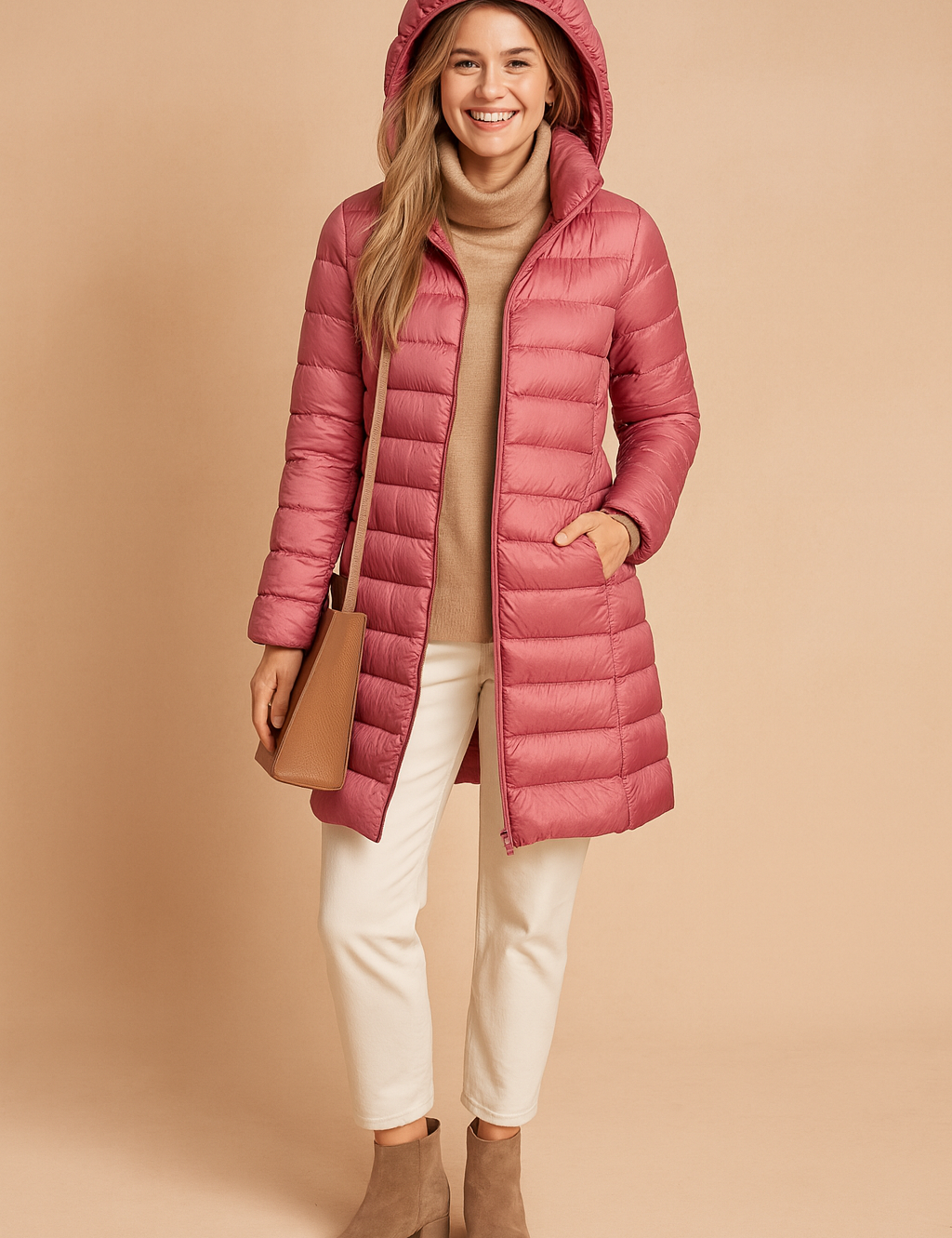 Mira | Long Winter Jacket with Hood 4