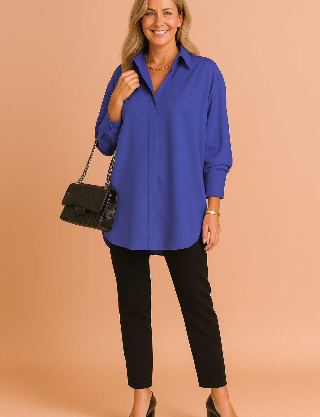 Monaco | Elegant oversized shirt blouse 3