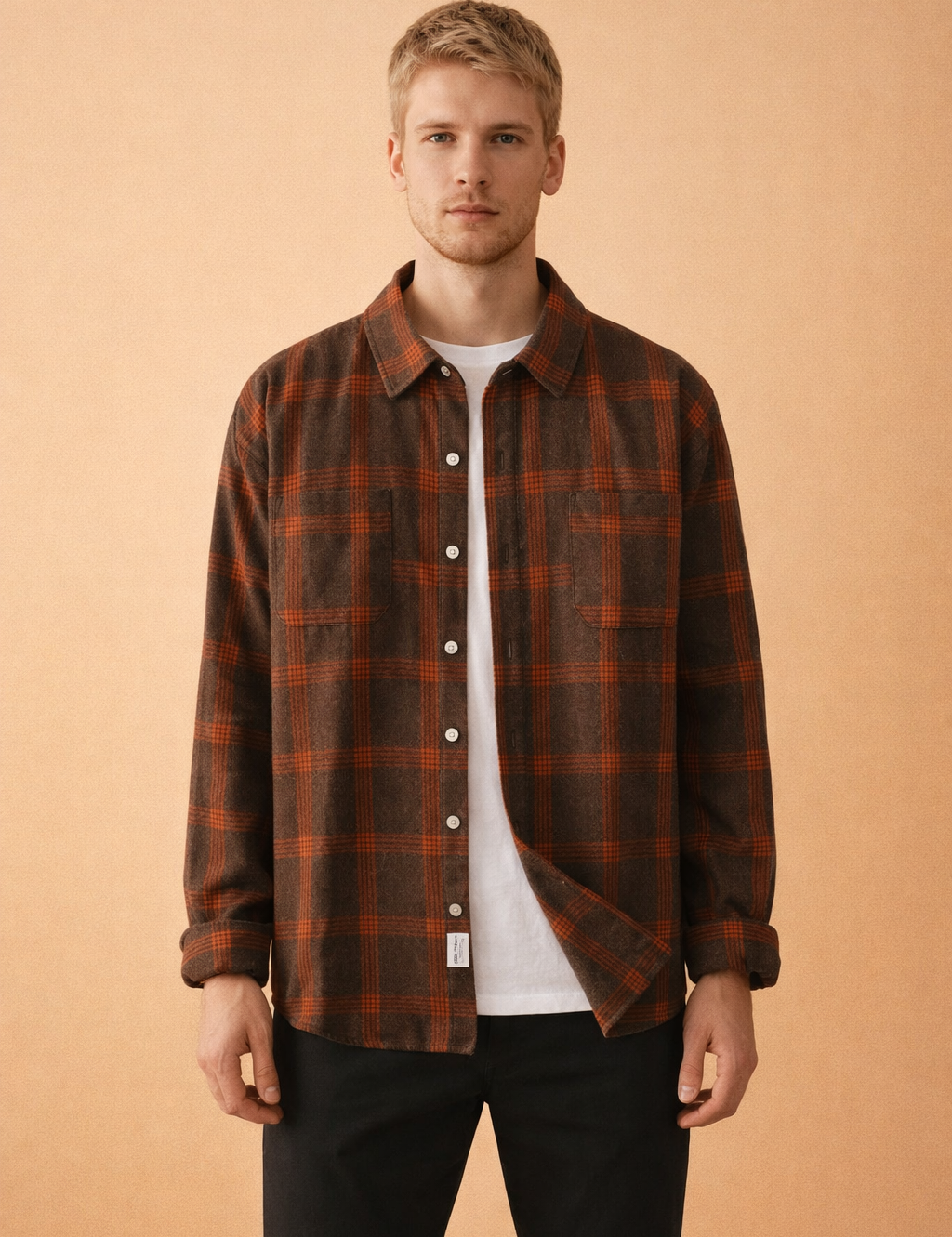Montavio | Men's Long Sleeve Checked Shirt 0
