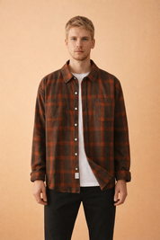 Montavio | Men's Long Sleeve Checked Shirt 0