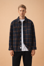 Montavio | Men's Long Sleeve Checked Shirt 1