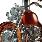 Motorcycle-Shaped Whiskey Decanter – Unique Glass Bar Accessory for Spirits and Enthusiasts 5