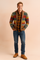 Multicolored, warm cardigan for men | Knitted 0