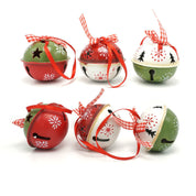 Multicolored metal bells with ribbon 5