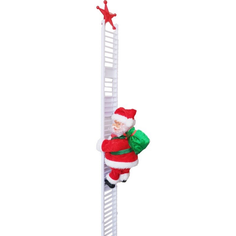 Musical Santa Claus Hanging Christmas Decoration 2
