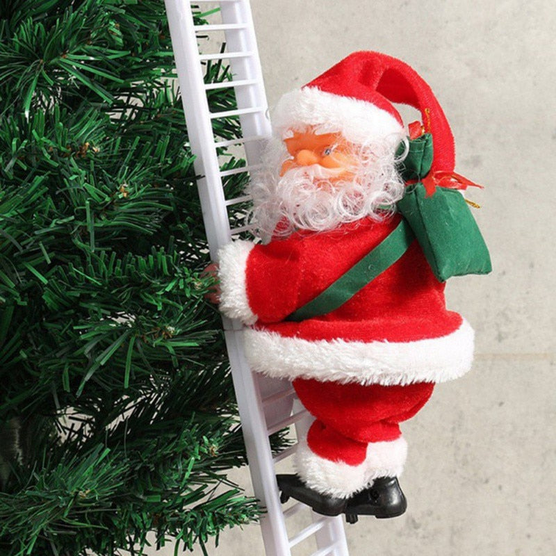Musical Santa Claus Hanging Christmas Decoration 4