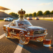 Mustang Car-Shaped Whiskey Decanter Set – Unique Glass Whiskey and Decanter Set for Home Bar 4