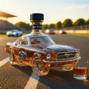 Mustang Car-Shaped Whiskey Decanter Set – Unique Glass Whiskey and Decanter Set for Home Bar 5