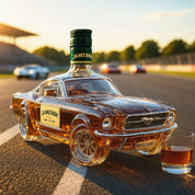 Mustang Car-Shaped Whiskey Decanter Set – Unique Glass Whiskey and Decanter Set for Home Bar 6