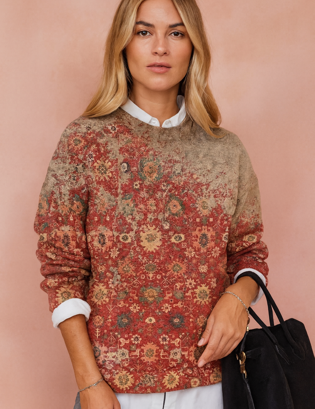 Nadia | Artistic Print Sweater 3